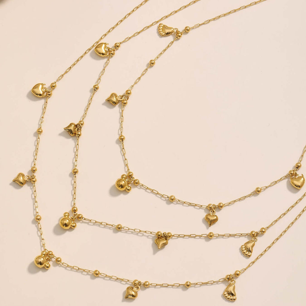 Cute Teddy Bear Pig Nose Y Necklace