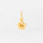 18k Gold Birth Flower Charm & Pendant