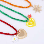 Multi Strand Sun Love Holiday Necklace