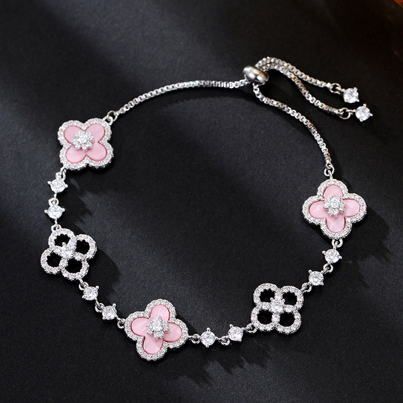 Four Leaf Clover Cleef Bracelet