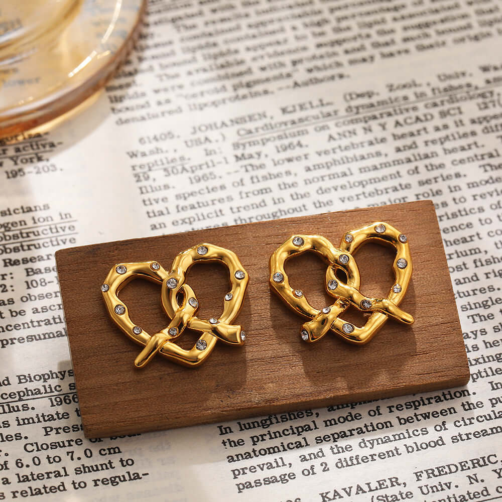 Chic Baguette Earrings Stud