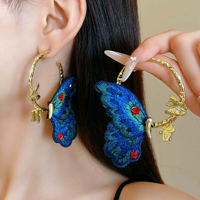 Y2K Two Tone Cat Split Index Ring