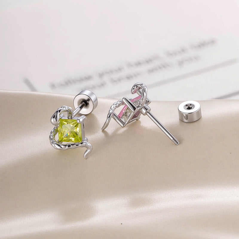 Serpent Candy Flat Back Forward Helix Piercing