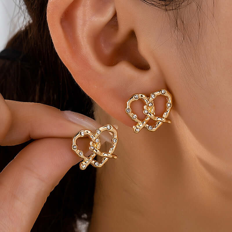 Chic Baguette Earrings Stud