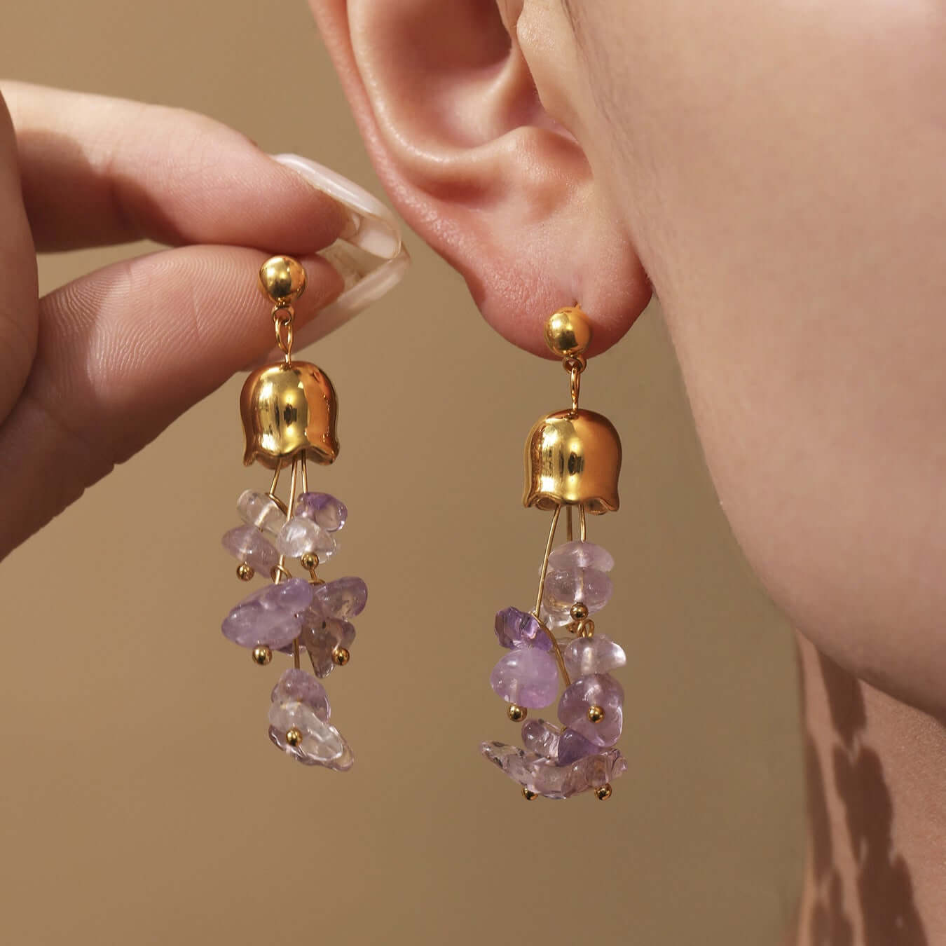 Y2K Two Tone Cat Split Index Ring