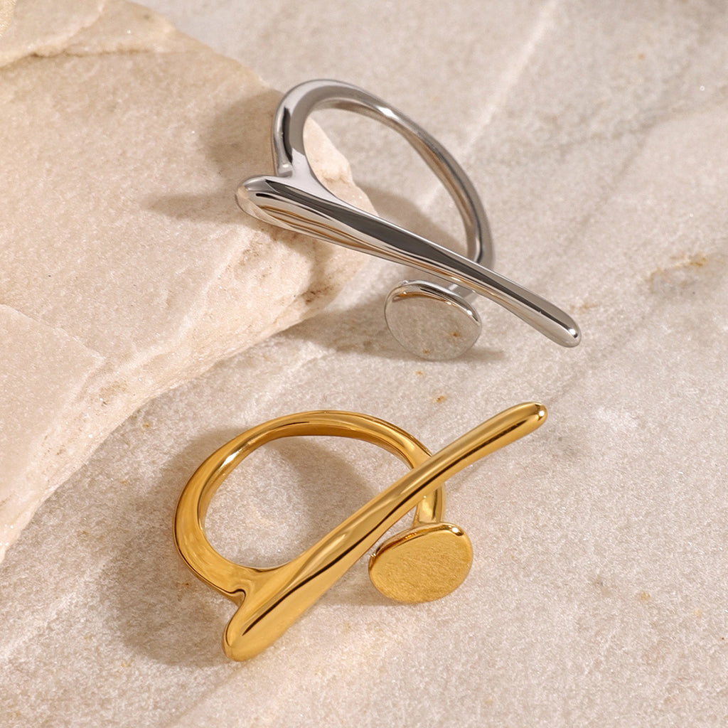 Versatile Irregular Geometry Titanium Ring