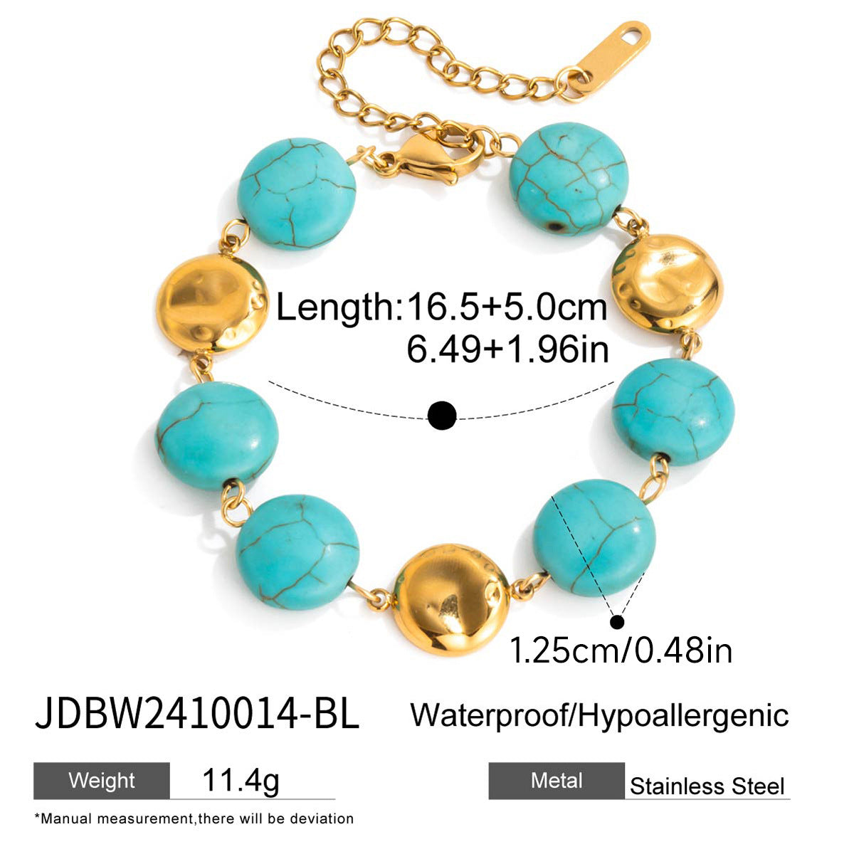Golden Hour Turquoise Layering Bracelet