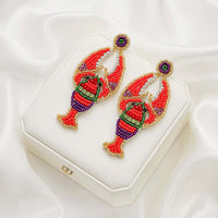 Jellyfish Tassel Bead Earrings | E9249