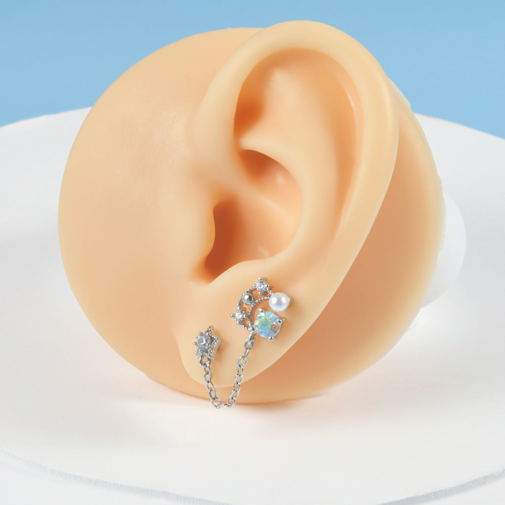 20G Tiny Cross Cartilage Helix Stud Earrings