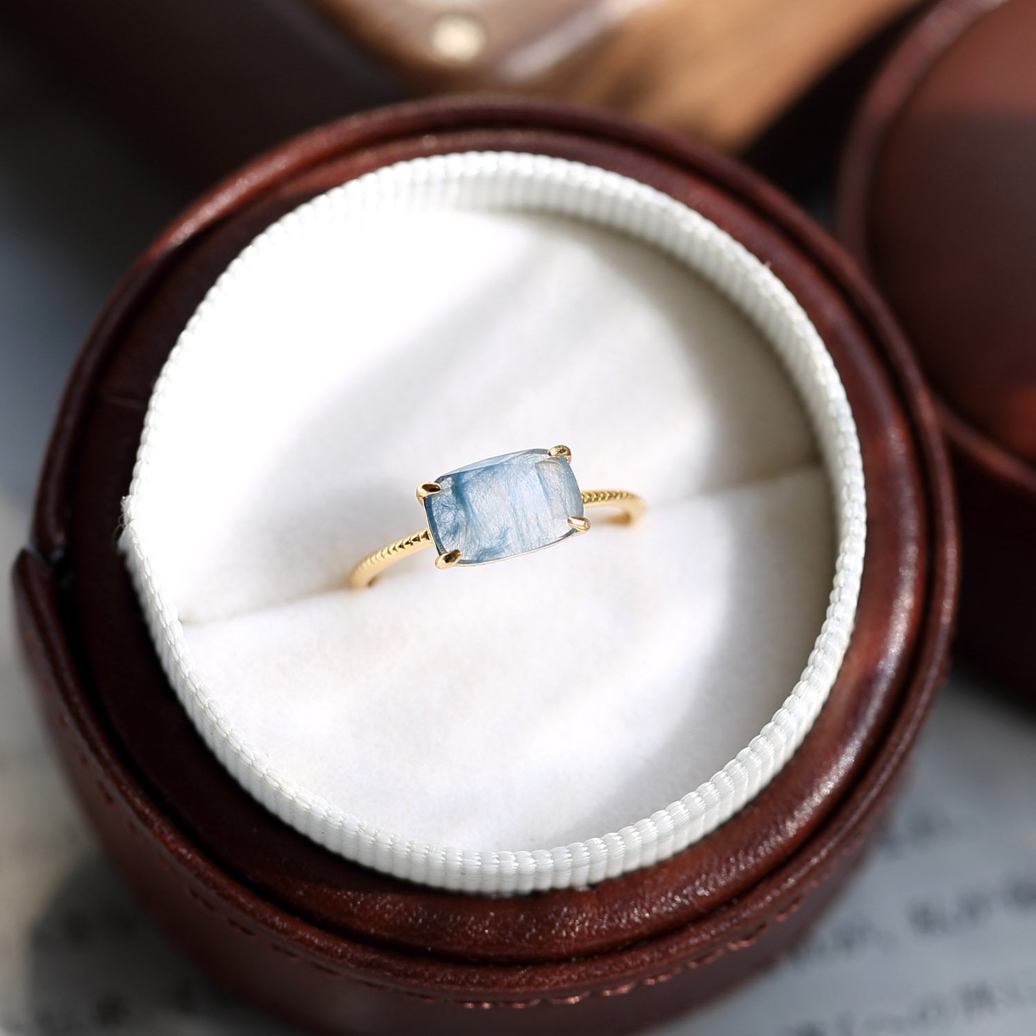 Golden Hour Natural Rutilated Quartz Ring