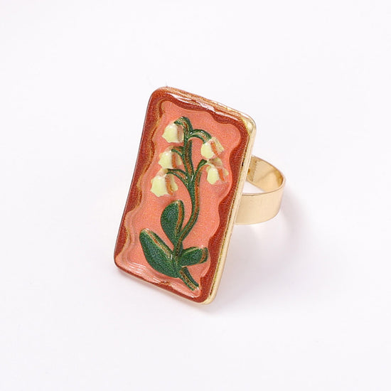 Spring Garden Flower Bloom Ring