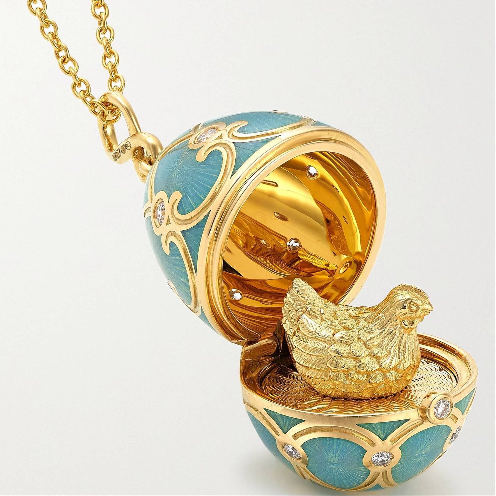 Hidden Treasure Surprise Egg Necklace