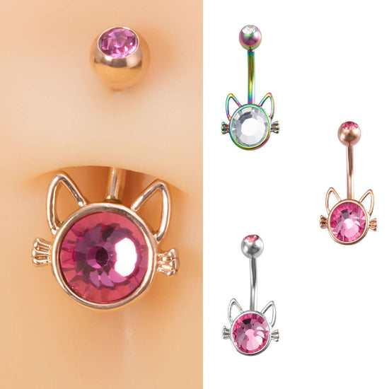 Kawaii Hello Kitty Belly Ring