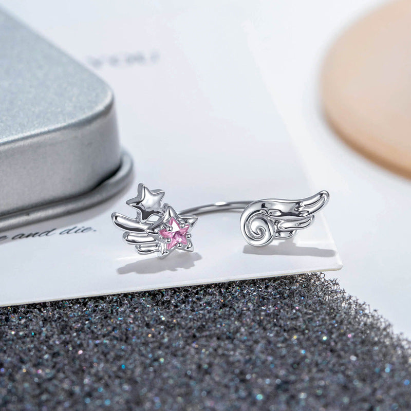 C-Shape Catching Star Pearl Cross Conch Piercings