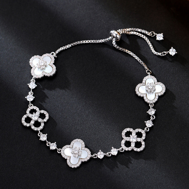 Four Leaf Clover Cleef Bracelet