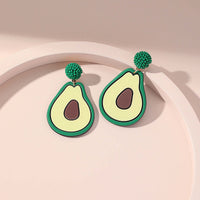 Acrylic Kiwi Fruits Earrings