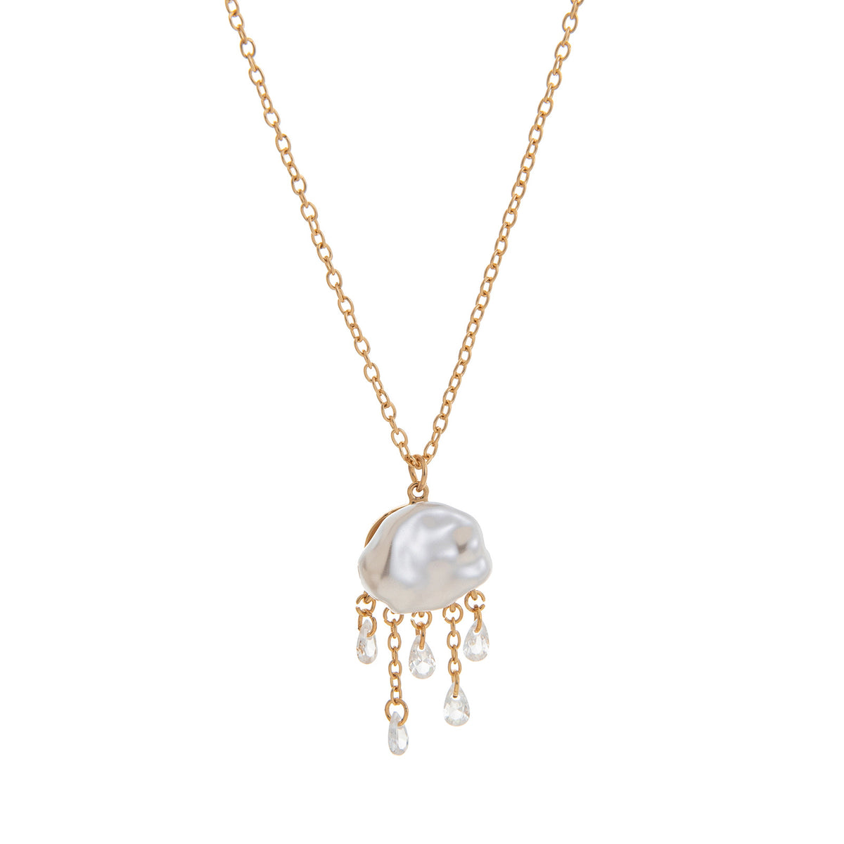 Ocean Marine Animal Pearl Necklace