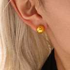 Two Way Bead Stud Earrings