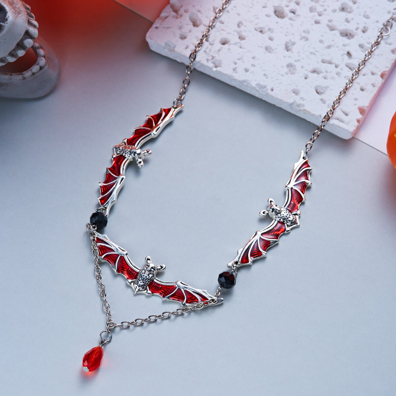 Trick or Treat Halloween Charm Necklace