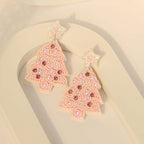 Joyful Xmas Color Bead Earrings