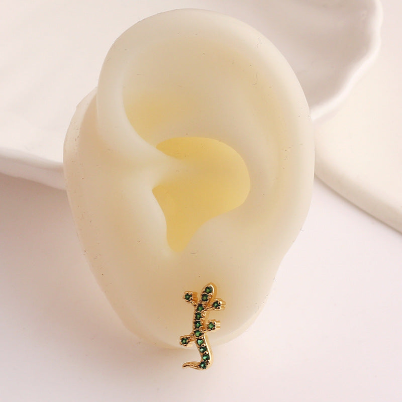 cartilage earrings, piercing jewelry, cartilage piercing, body jewelry, helix piercing, helix earrings, tragus piercing, lizard earrings