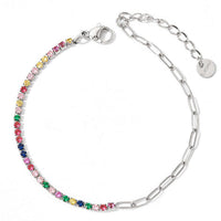 Sparkling CZ Tennis Anklets Bracelet