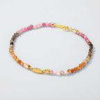 Multicolor Tourmaline Gemstone Bracelet