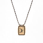 Rainbow Tarot Card Pendant Cord Necklace | JFN401