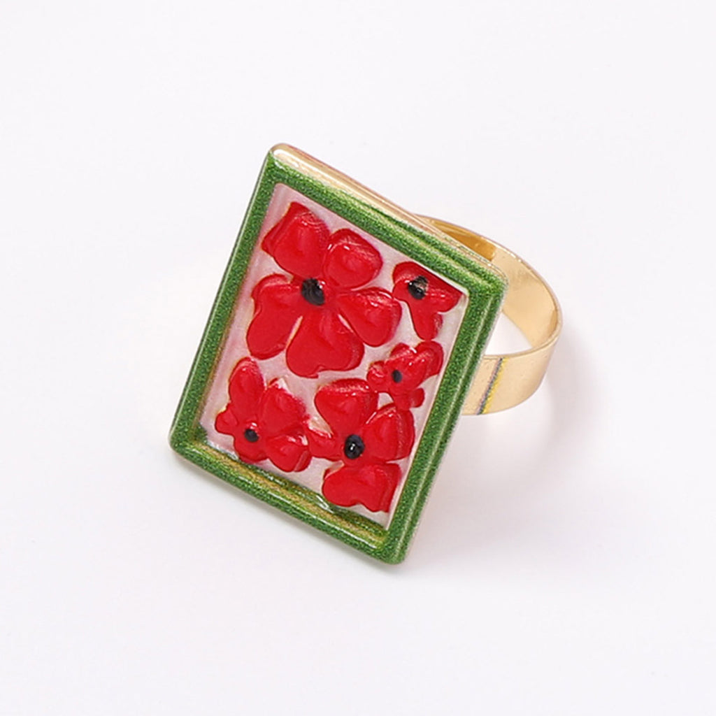 Spring Garden Flower Bloom Ring