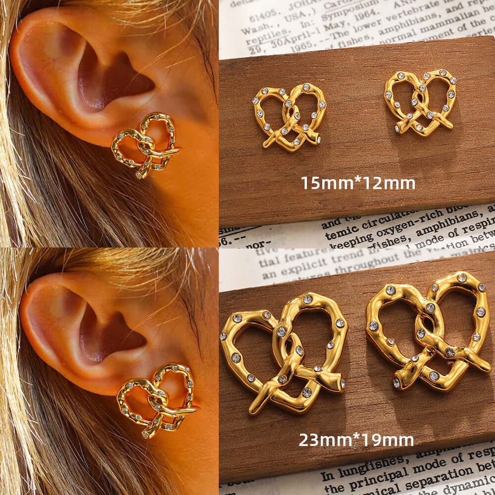 Chic Baguette Earrings Stud