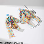 Dopamine Ribbon Shell Chandelier Earrings