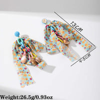 Dopamine Ribbon Shell Chandelier Earrings