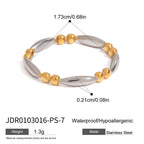 Rice Bead Silver Ring