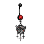 belly rings, belly piercing, belly button piercing, belly button rings, halloween belly button ring