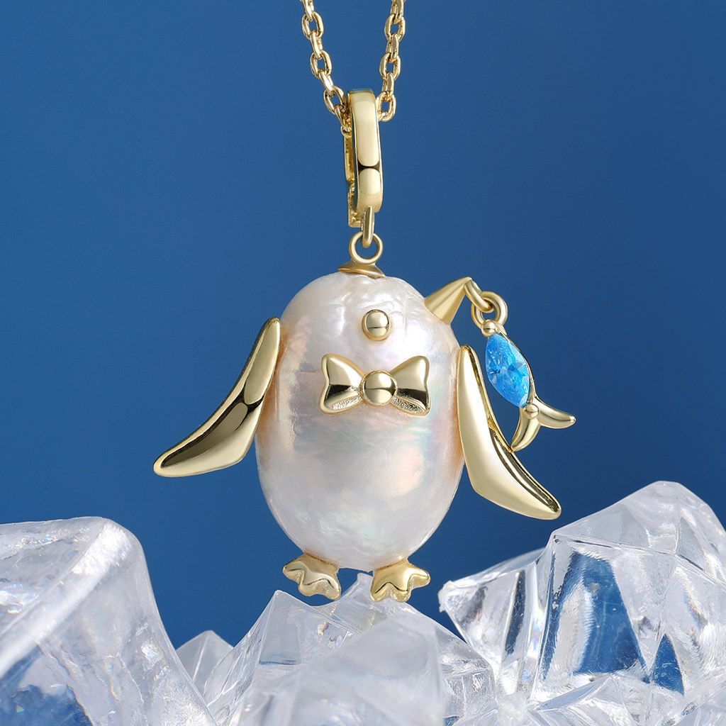 Ocean Marine Animal Pearl Necklace