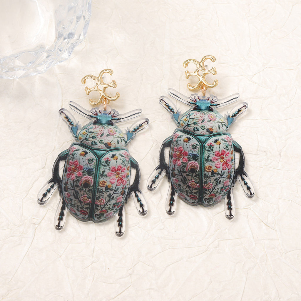 Quirky Acrylic Insect Earrings