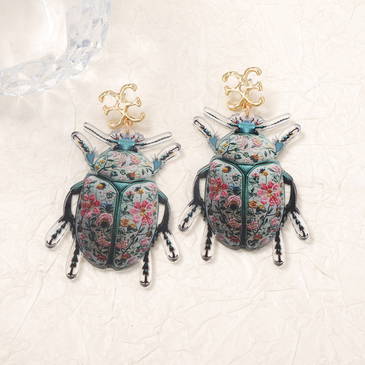 Quirky Acrylic Insect Earrings