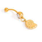 Shell Starfish Animal Dangle Belly Ring