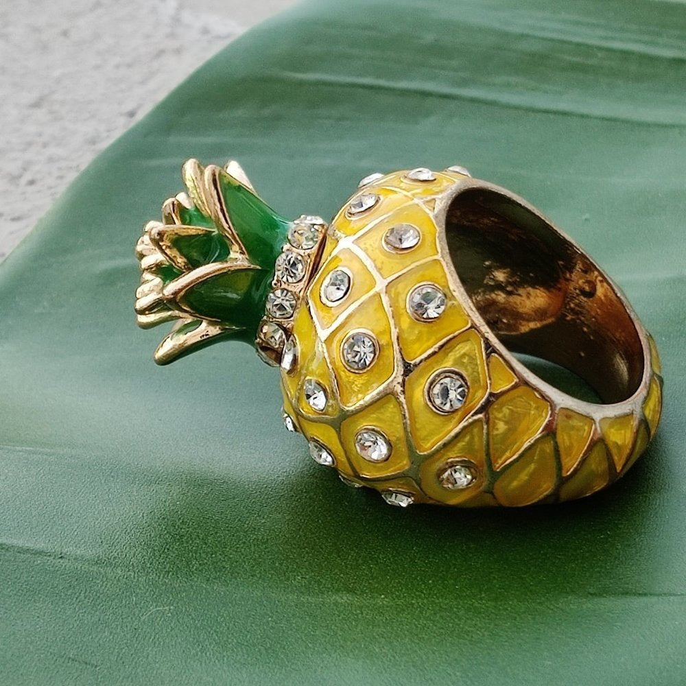 Fruity Fun Colorful Statement Ring