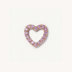 Gold Heart Locket Necklace Charm