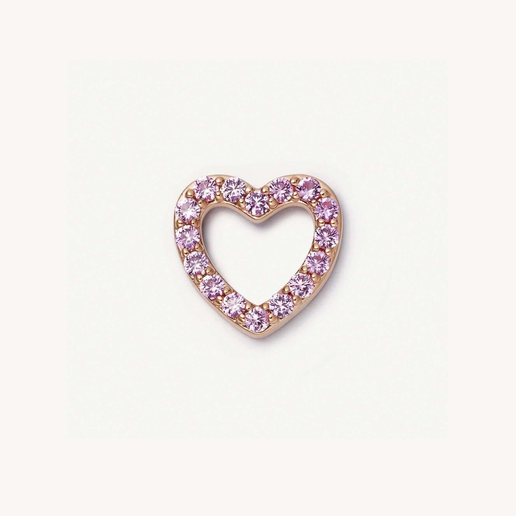 Gold Heart Locket Necklace Charm