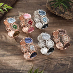 Y2K Two Tone Cat Split Index Ring