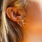 Chic Baguette Earrings Stud