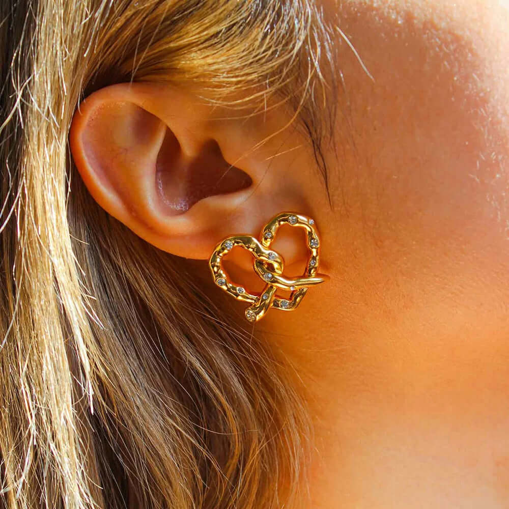 Chic Baguette Earrings Stud