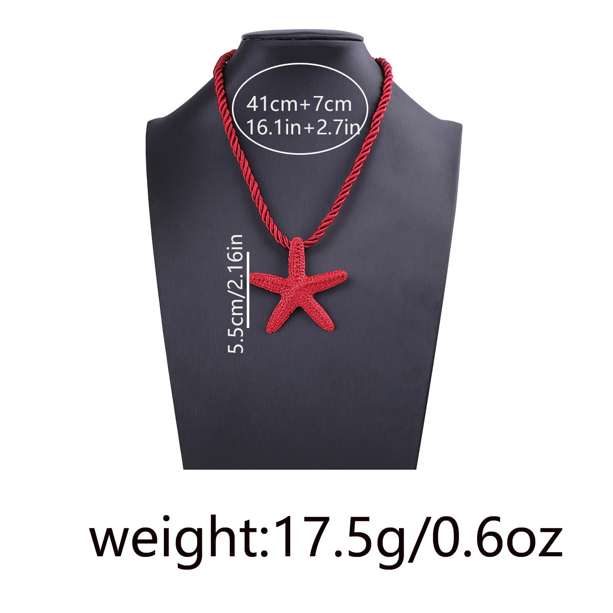 Starfish Braided Statement Necklace