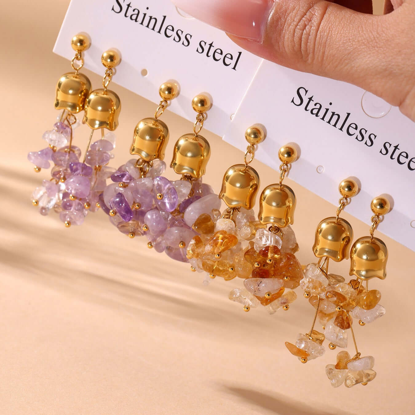 Y2K Two Tone Cat Split Index Ring