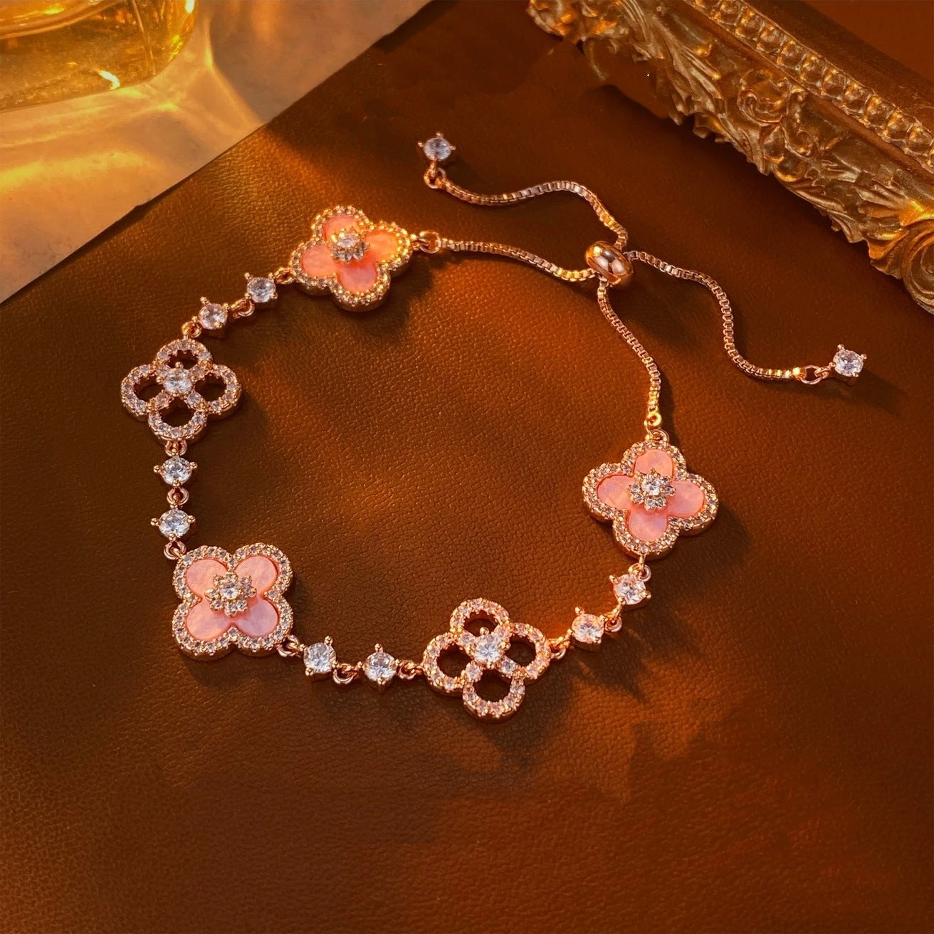 Four Leaf Clover Cleef Bracelet