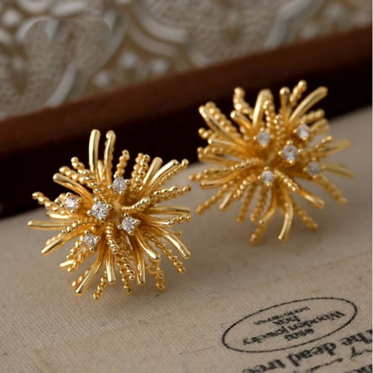 Starburst Fireworks Stud Earrings