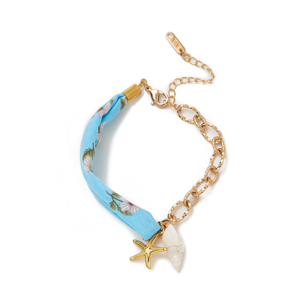 Braided Fruit Charm Half Chain BFF Bracelet