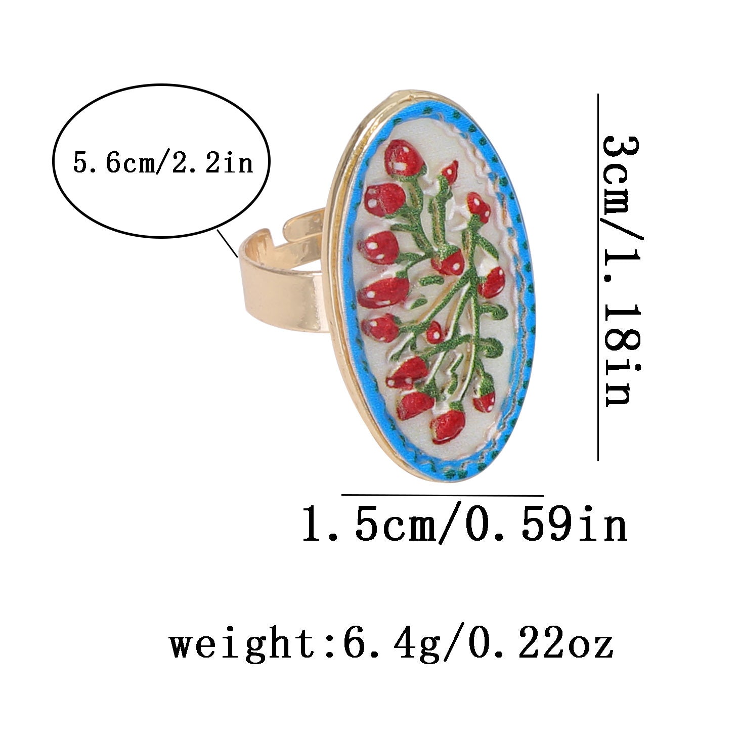 Spring Garden Flower Bloom Ring